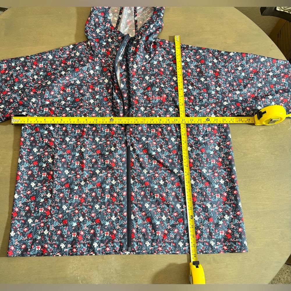 Columbia Floral women Jacket - Blue and Red raining